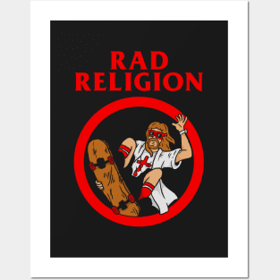 Rad Religion Jesus Skateboarding Posters and Art